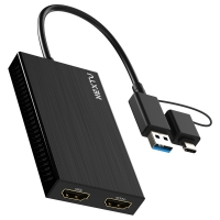 넥스트유 5322TCH-DUAL USB3.0 C/A to HDMI 듀얼 디스플레이 어댑터