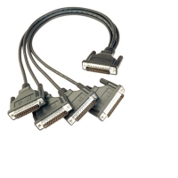 MOXA 목사 CBL-M44M25x4-50 DB44 male to 4 DB25 male serial cable, 50 cm