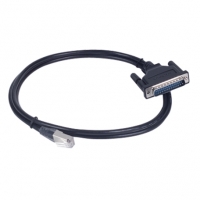 MOXA 목사 CBL-RJ45SM25-150 8-pin RJ45 to DB25 male serial cable with shielding, 1.5m