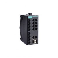 MOXA 목사EDS-2018-ML-2GTXSFP -Unmanaged Gigabit Ethernet switch with 16 10/100BaseT(X) ports, 2 10/100/1000BaseT(X) or 100/1000BaseSFP ports, -10 to 60°C operating temperature