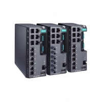 MOXA 목사EDS-4009-3MSC-HV-T - Managed Ethernet switch with 6 10/100BaseT(X) ports, 3 100BaseFX multi-mode ports with SC connectors, single power supply 110/220 VAC/VDC, -40 to 75°C operating temperature