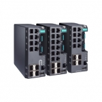 MOXA 목사EDS-4012-4GC-HV-T Managed Gigabit Ethernet switch with 8 10/100BaseT(X) ports, 4 10/100/1000BaseT(X) or 100/1000BaseSFP ports, single power supply 110/220 VAC/VDC, -40 to 75°C operating temperature