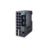 MOXA 목사EDS-4012-4GC-LV Managed Gigabit Ethernet switch with 8 10/100BaseT(X) ports, 4 10/100/1000BaseT(X) or 100/1000BaseSFP ports, dual power supply 12/24/48 VDC, -10 to 60°C operating temperature