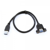 인네트워크 IN-U3AMFS05 USB 3.0 연장 판넬 케이블 0.5M