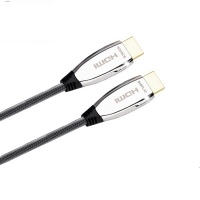 인네트워크 IN-HNAOC2020 매쉬 하이브리드 광 HDMI 2.0V 4K 실버메탈 망사 케이블 20M