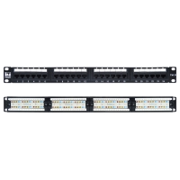 인네트워크 IN-50624PLED CAT.6 UTP 24포트 LED 패치판넬