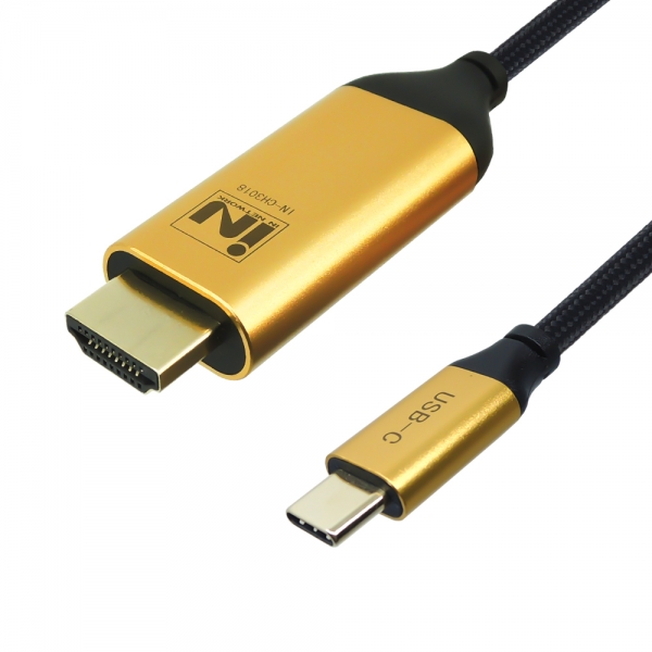 인네트워크 IN-CH3018 USB3.1 C타입 to HDMI Ver2.0 컨버터 1.8M