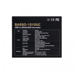 시스템베이스 BASSO-1010UC USB to RS422 RS485 시리얼 컨버터 변환 젠더