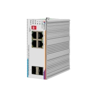 넥스트유 8624MDTL2 스카준 산업용 4포트 1G 2SFP L2 인터넷 스위칭허브