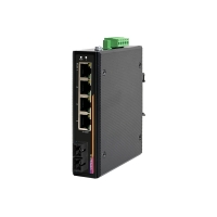 넥스트유 POE0914FDT-SCS 피오그 산업용 4포트 100M 듀얼 SC POE 인터넷 스위칭허브