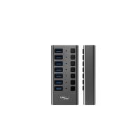 랜스타 LS-UH307 USB3.0 7포트 유전원 허브, 어댑터 포함