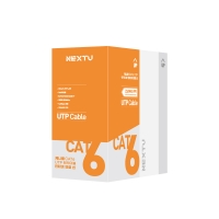 넥스트유 UTP6300 BLACK 케니롤 CAT6 UTP 랜선 인터넷 연결 케이블 300M