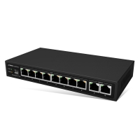아이피타임 POE8002Q 8포트 기가비트 PoE+ LAN 스위칭허브