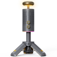 원미 R7BGR 1Mii LED 스트레치 캠핑 랜턴 블루투스 스피커 12500mAh R7 그레이