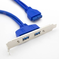 에이치디탑 HT-I22 USB 3.0 2포트 케이블 일반 전용 브라켓 50CM