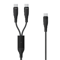 마하링크 ML-C2C141 2in1 USB-C 듀얼 140W PD 고속충전 케이블 1.2M