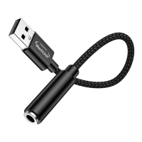 마하링크 ML-UAUX2 USB A to 3.5mm 4극 스테레오 변환젠더 사운드카드