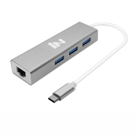 인네트워크 IN-C3U3L1 TYPE-C TO USB 3.0 3포트 + 기가랜카드