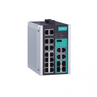 MOXA 목사 EDS-518E-4GTXSFP Managed Gigabit Ethernet switch with 14 10/100BaseT(X) ports, 4 10/100/1000BaseT(X) or 100/1000BaseSFP ports, -10 to 60&deg;C operating temperature