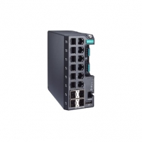 MOXA 목사 EDS-G4012-4GC-LV-T Managed Ethernet switch with 8 10/100/1000BaseT(X) ports, 4 10/100/1000BaseT(X) or 100/1000BaseSFP ports, dual power supply, 12/24/48 VDC, -40 to 75&deg;C operating temperature