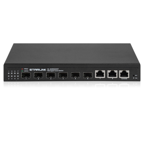 스타링크 SL-M2602XGT 8포트 10Gb 스위치허브 with 6SFP+ 광포트 L2