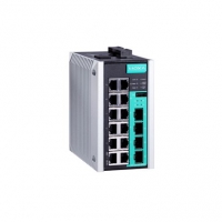 MOXA 목사 EDS-G516E-4GSFP 16-port full Gigabit managed Ethernet switch with 12 10/100/1000BaseT(X) ports, 4 Gigabit SFP slots, -10 to 60&deg;C operating temperature
