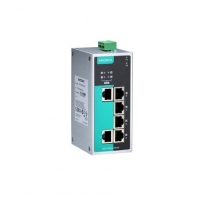 MOXA 목사 EDS-P206A-4PoE-M-ST Unmanaged Ethernet switch with 1 10/100BaseT(X) ports, 4 PoE ports, 1 100BaseFX multi-mode port with ST connectors, -10 to 60&deg;C operating temperature