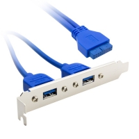 에이치디탑 HT-I29 USB 3.0 2포트 케이블 일반 확장 브라켓 50CM