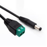 에이치디탑 HT-I31 DC전원 2.5x5.5 TO 터미널 블록 2핀 변환 케이블 30CM